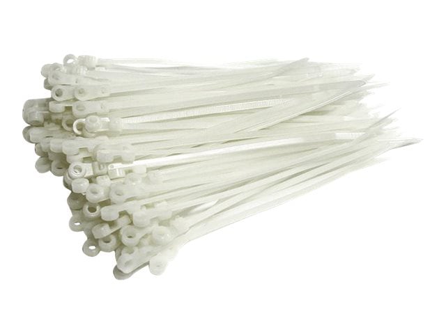 StarTech.com 6in Screw Mount Cable Ties - 100 Pack - Cable Ties