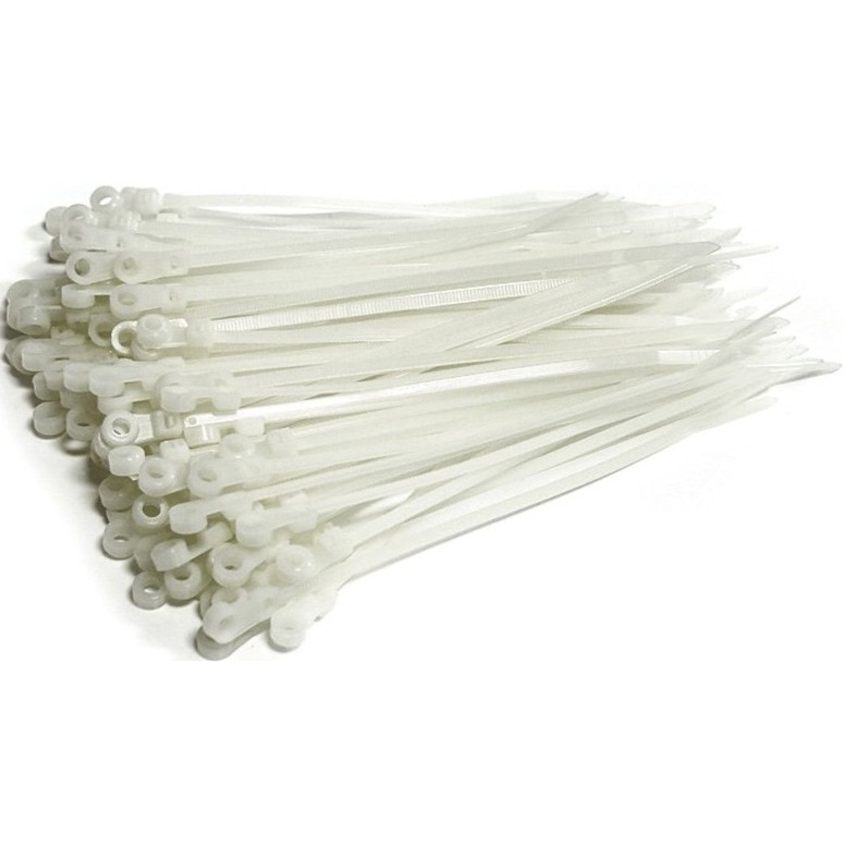 StarTech.com 6in Screw Mount Cable Ties - 100 Pack - Cable Ties