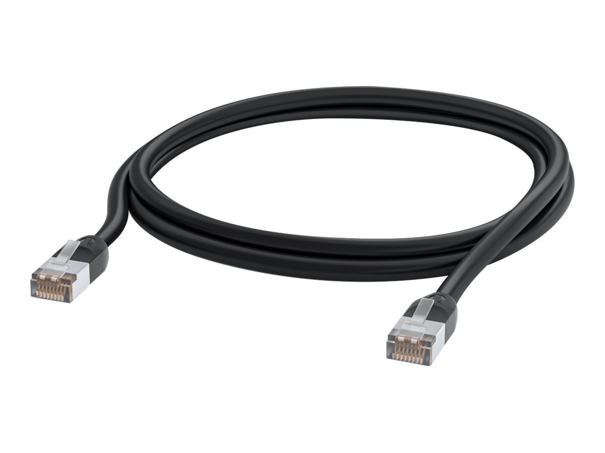 Ubiquiti UISP patch cable - 1 m - black