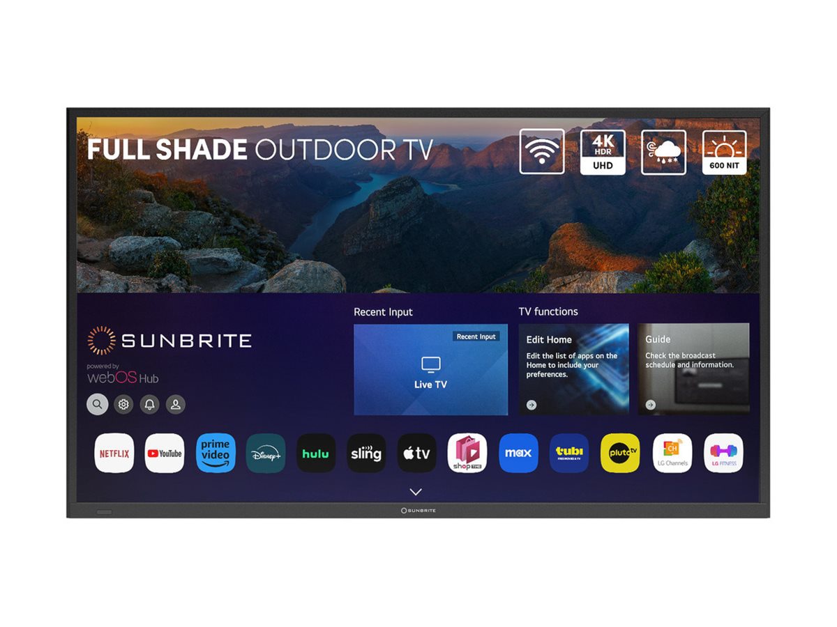SunBriteTV SB-V4-55-BL Veranda 4 Series - 55" Class (54.6" viewable) LED-ba