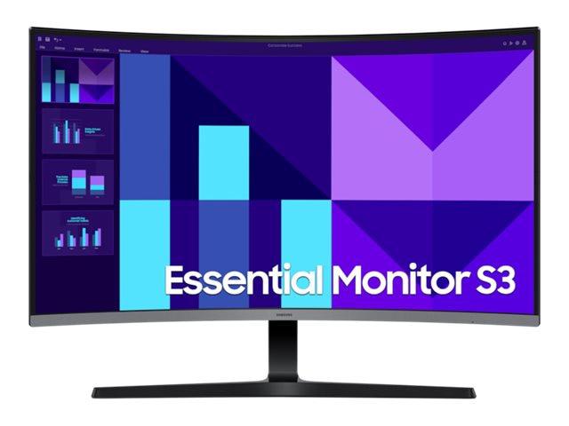 Samsung Essential S3 S32D392GAN - S39GD Series - LED monitor - curved - 32"