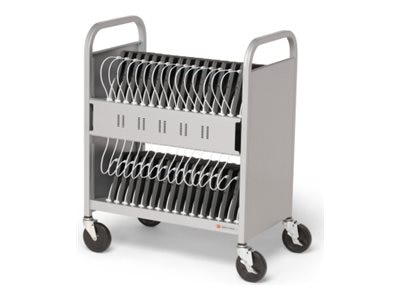 Bretford Cube Transport Pro cart - pre-wired - for 32 notebooks / Chromeboo