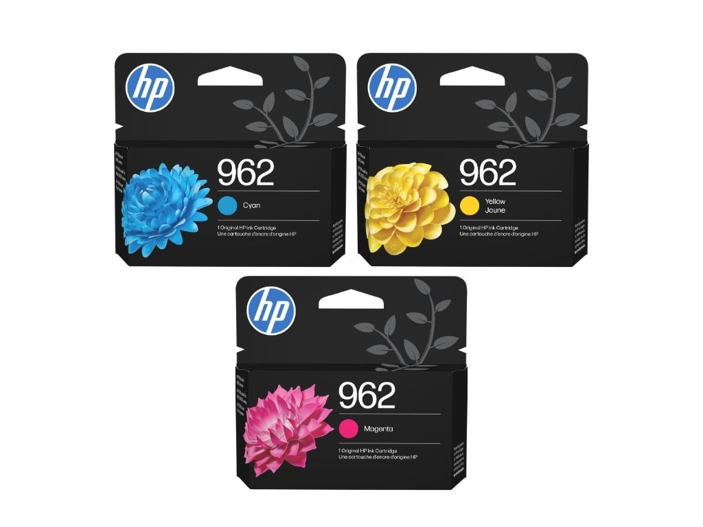 HP 962 CYM Standard Yield Ink Cart, 3PK
