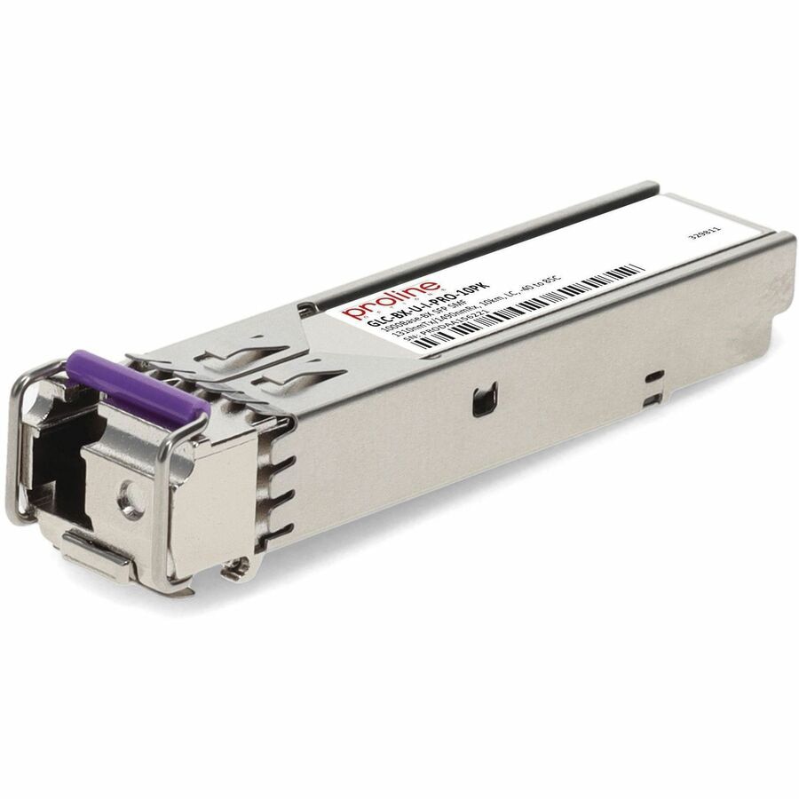 Proline 10PK Cisco GLC-BX-U Compatible TAA 1000Base-BX SFP Transceiver (SMF