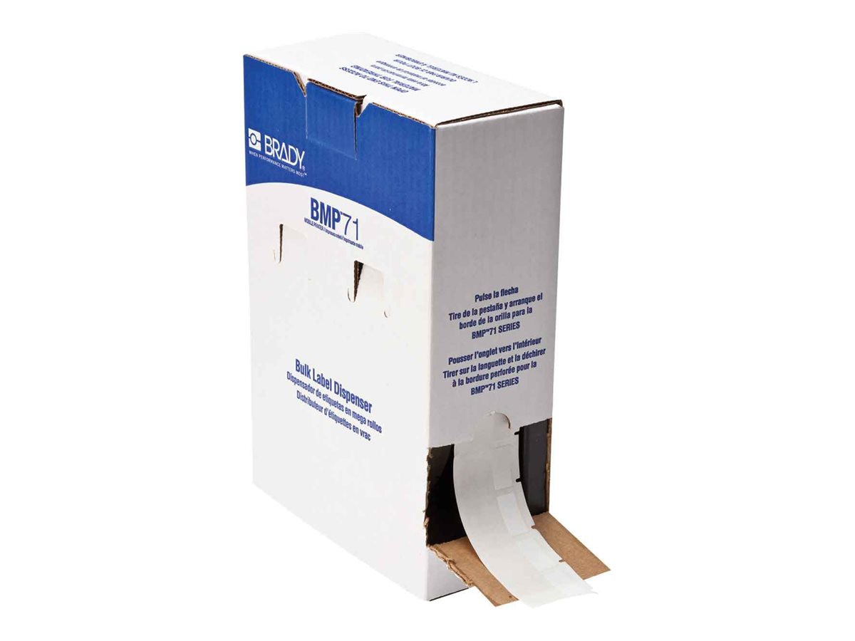 Brady - self-laminating labels - matte - 2500 label(s) - 1.5 in x 1 in