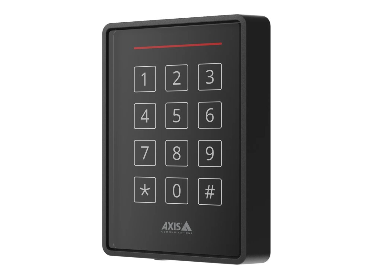 Axis A4131-E Reader - RFID proximity reader / keypad - black, NCS S 9000-N