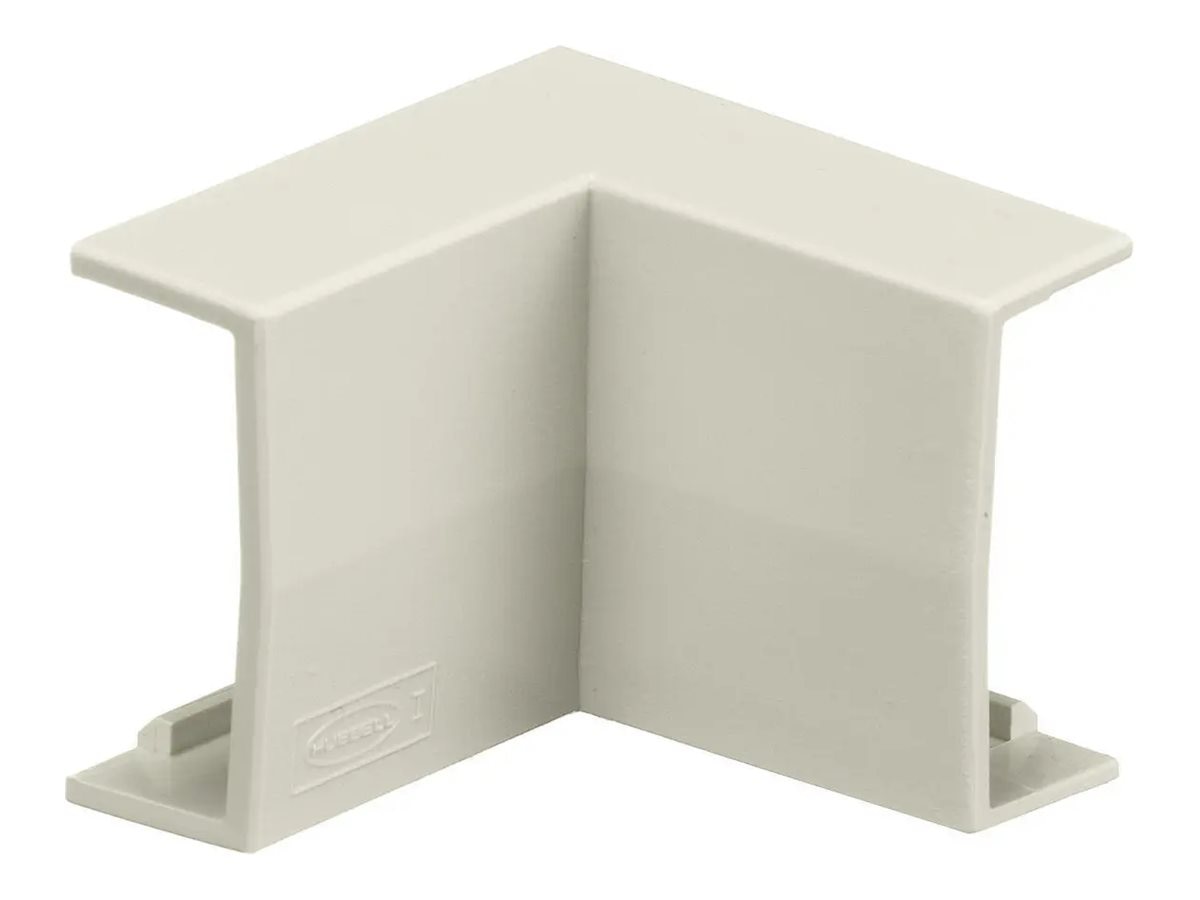 Hubbell WallTrak1 Series cable raceway elbow cover - non-metallic