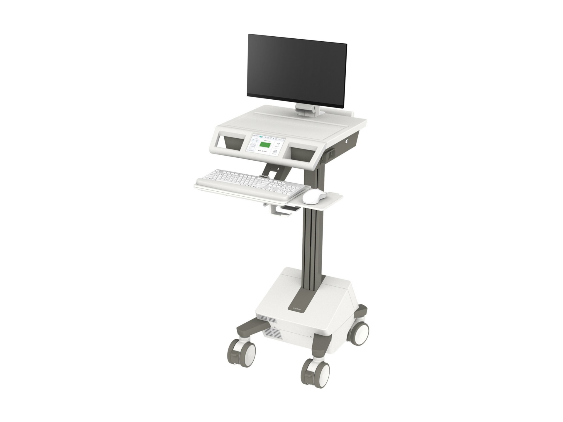 Ergotron Mosaic cart - for LCD display / keyboard / mouse / CPU - with flex