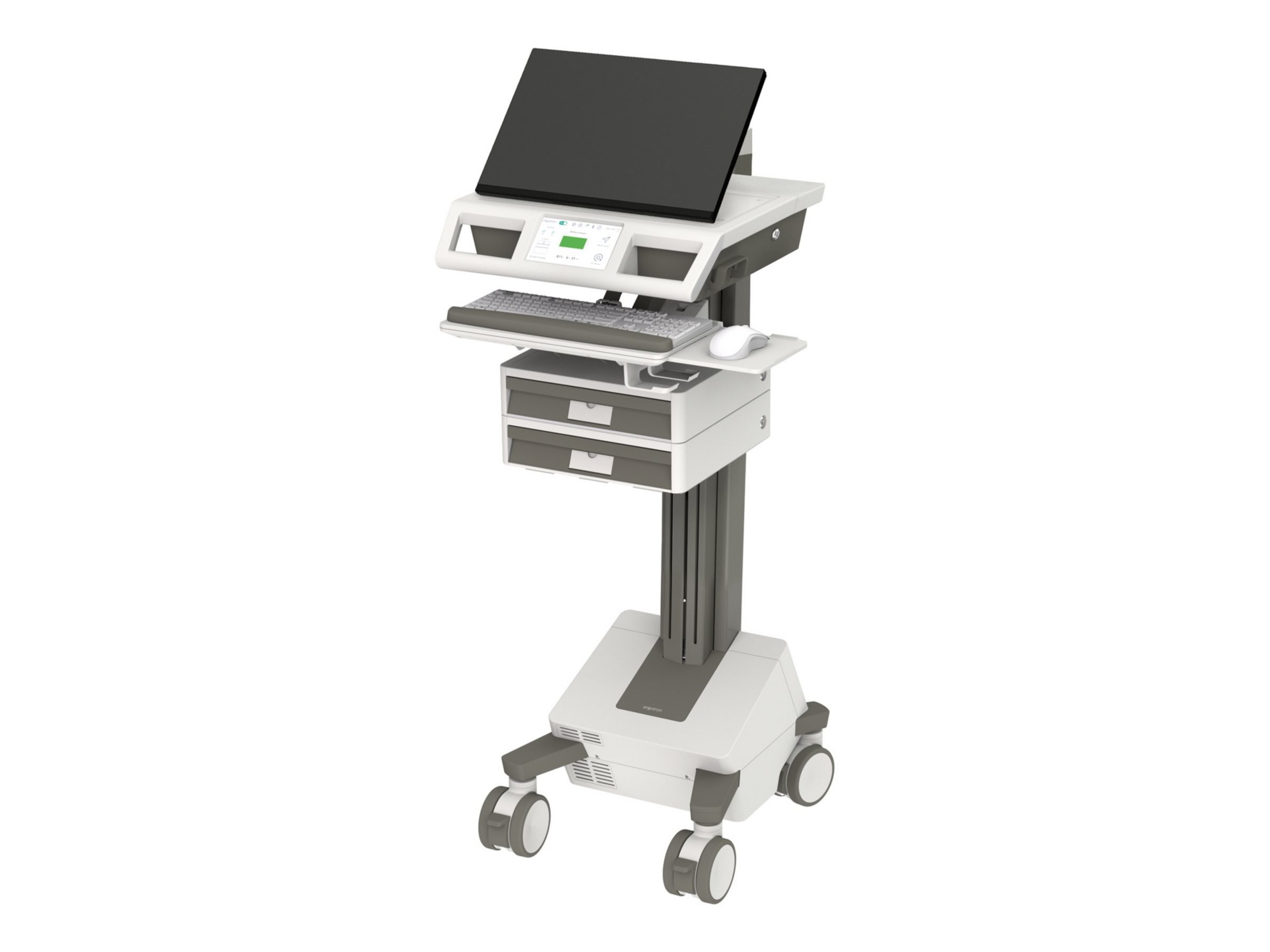 Ergotron Mosaic cart - for LCD display / keyboard / mouse / CPU - with flex