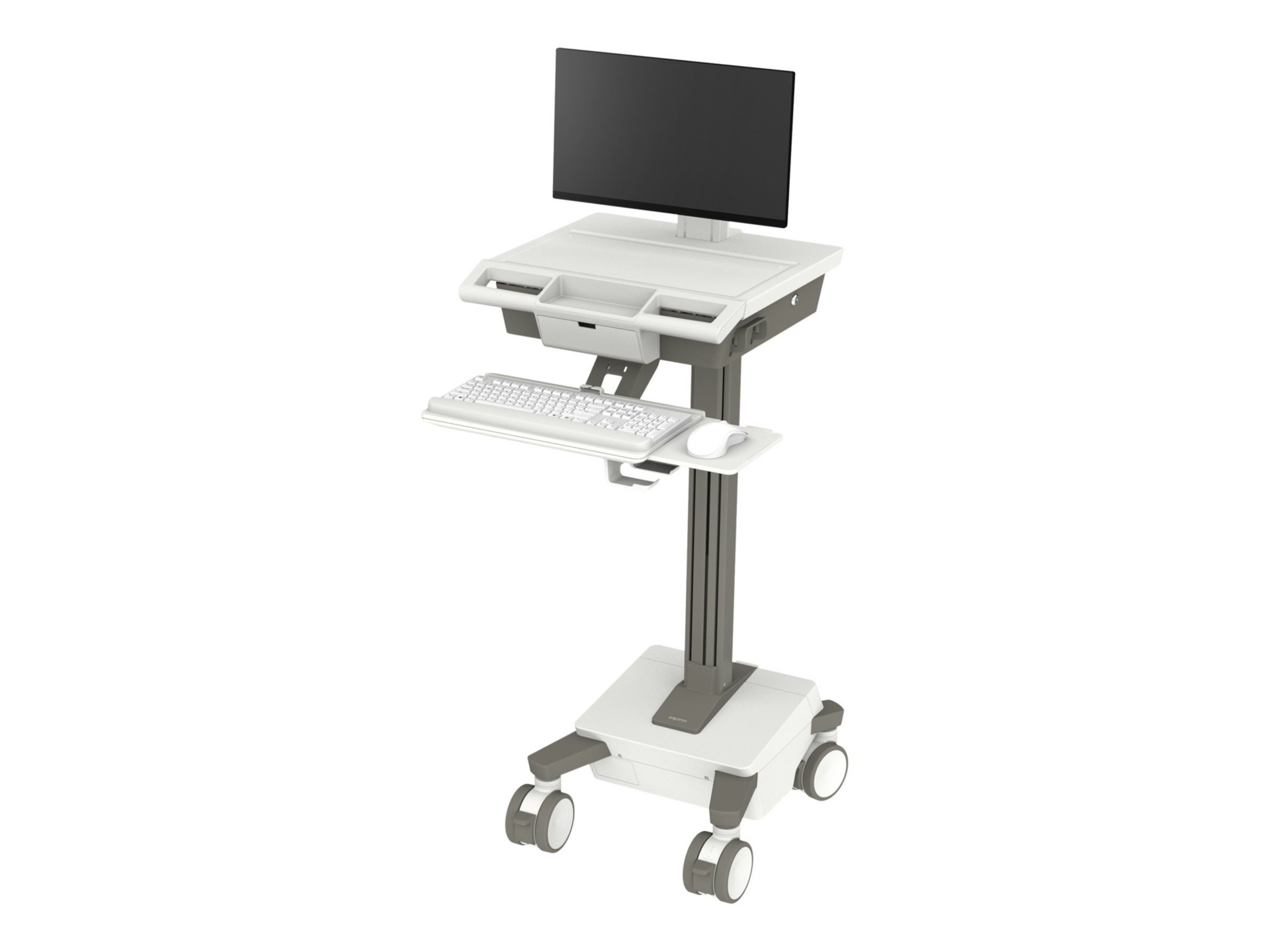 Ergotron Mosaic cart - for LCD display / keyboard / mouse / CPU - with flex