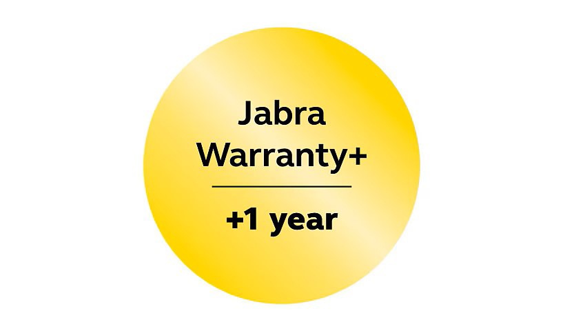 Jabra Warranty+ - extended service agreement - 1 year