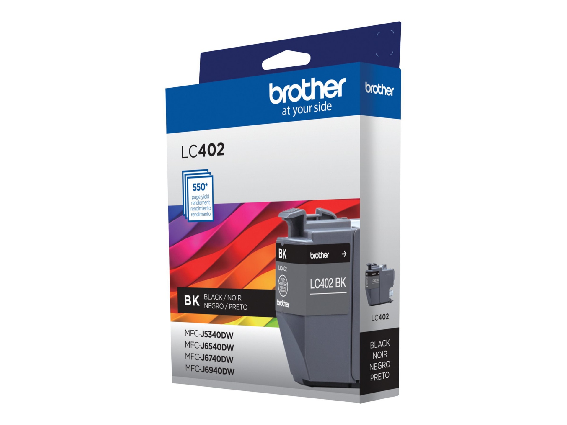 Brother LC402BK - black - original - ink cartridge
