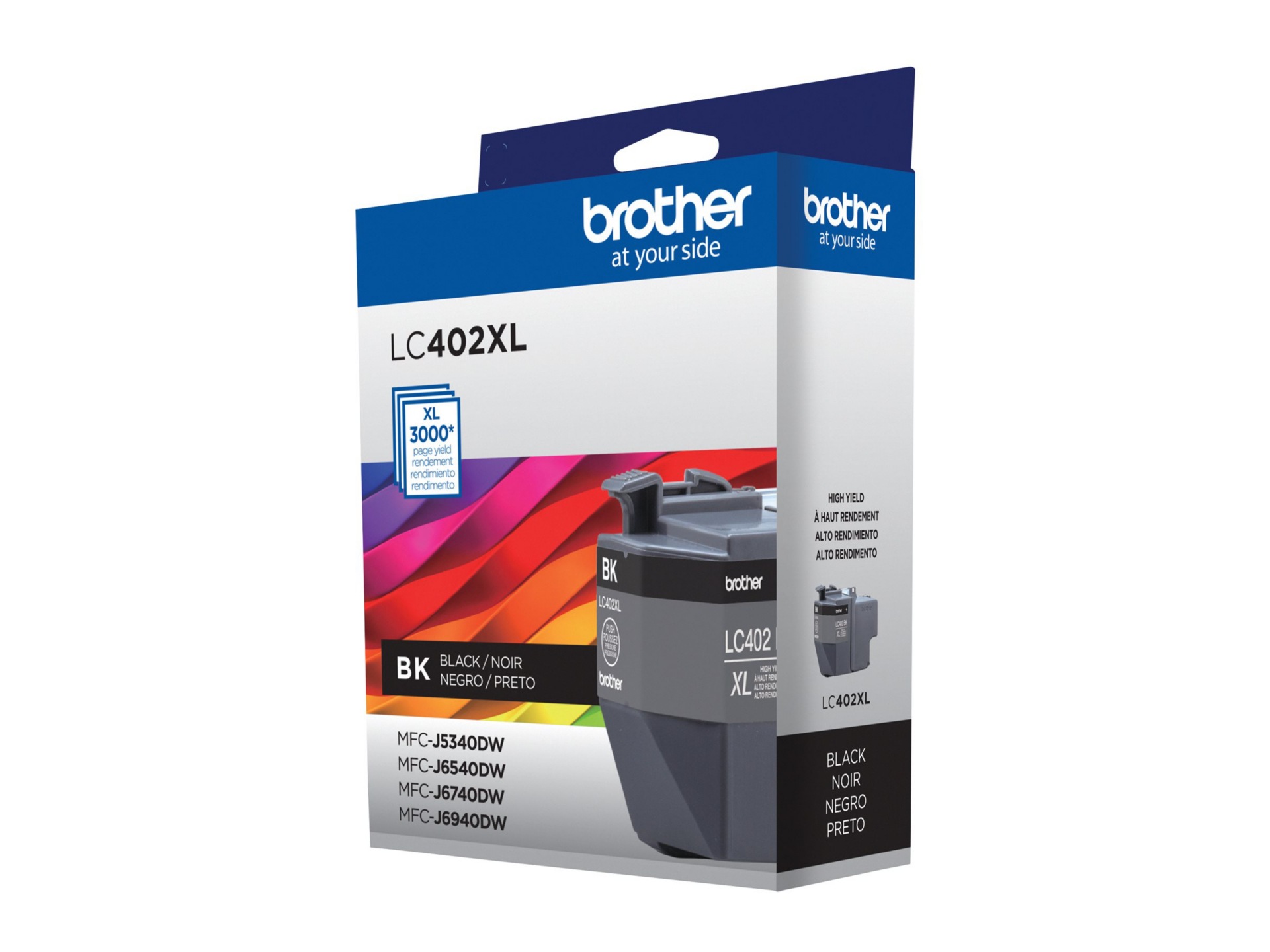 Brother LC402XLBK - High Yield - black - original - ink cartridge