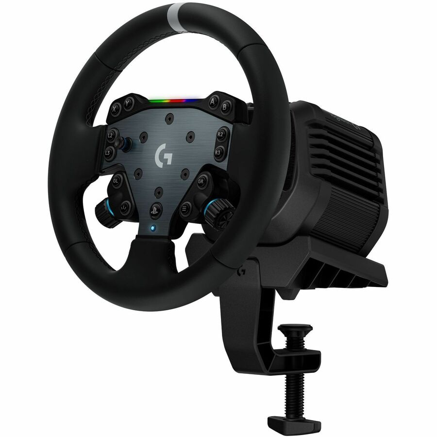 Logitech G RS50 System, 3-Piece Sim Racing Steering Wheel Setup - RS50 Wheel base with 8 Nm Direct Drive, RS Wheel Hub