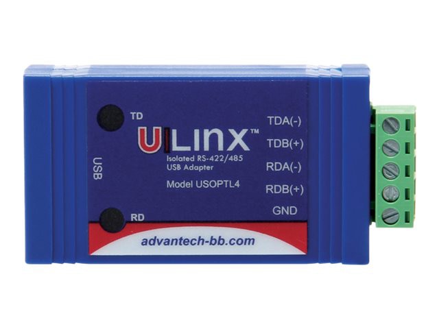 Advantech BB-USOPTL4 - serial adapter - USB - RS-422/485