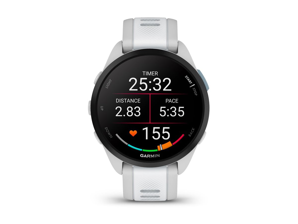 Garmin Forerunner 165 - mist gray - sport watch with band - whitestone - 4