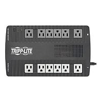 Tripp Lite UPS 750VA 450W Desktop Battery Back Up AVR 50/60Hz Compact 120V USB RJ11 - UPS - 450 Watt - 750 VA