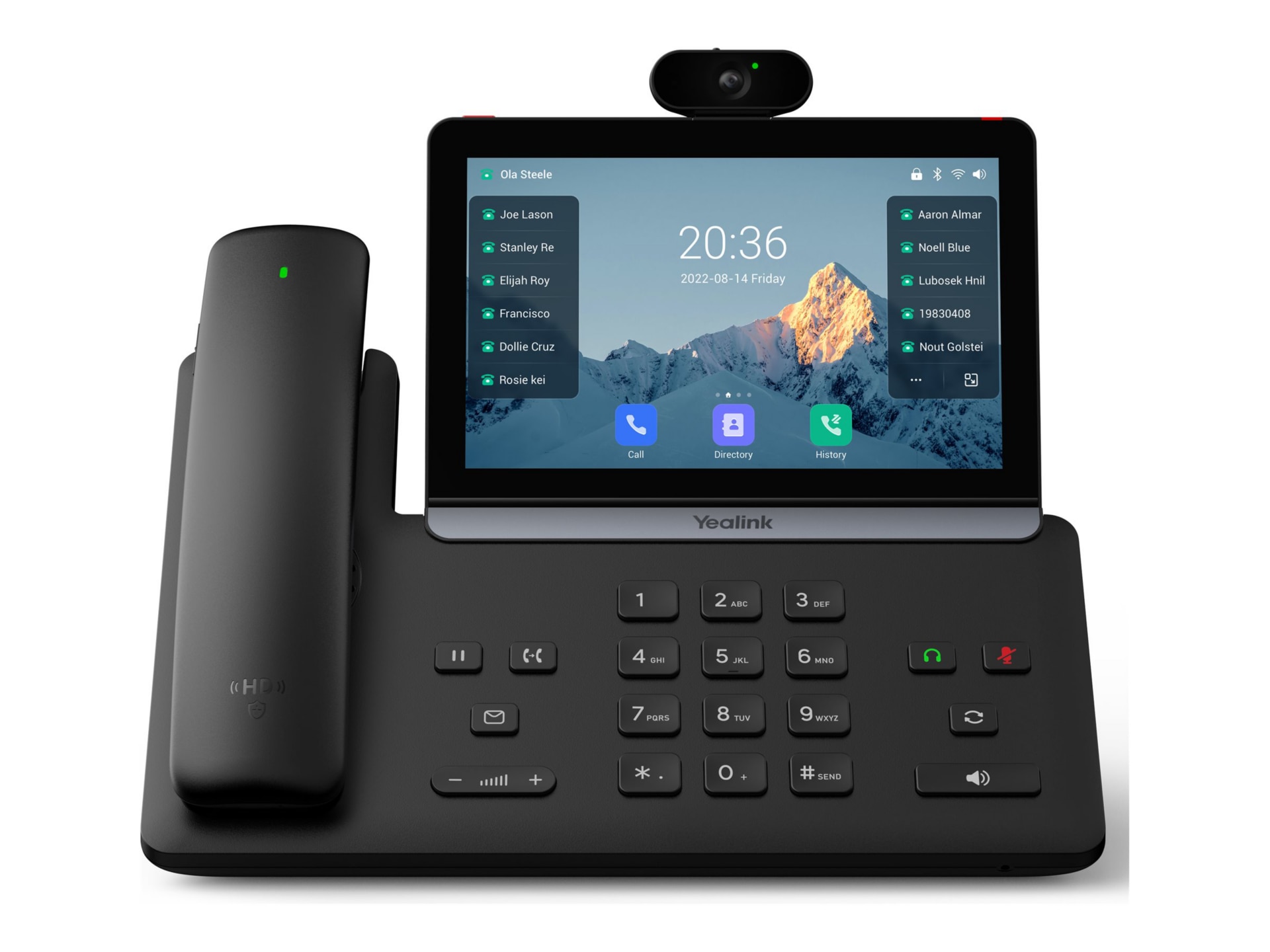 Yealink T8 Series SIP-T88V-PRO - VoIP phone - with front digital camera (5