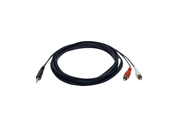 6ft 3.5mm Male Stereo to 2 RCA Male Y Cable