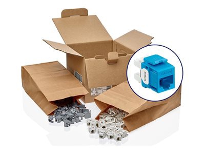 Leviton eXtreme modular insert - QuickPort, channel-rated, greenpack