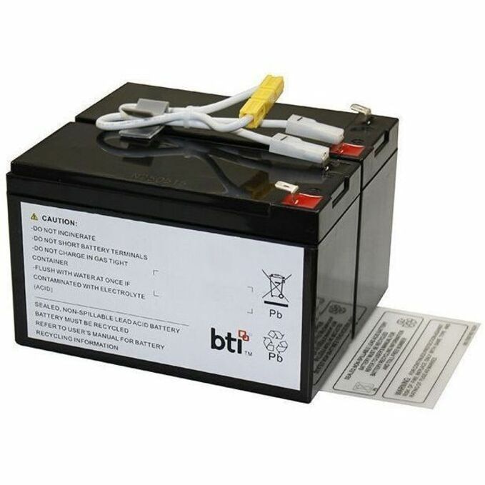 BTI RBC5-SLA5-TAA 12V 2-CELL LEAD ACID UPS BATTERY REPLACES RBC5 (TAA-Compl