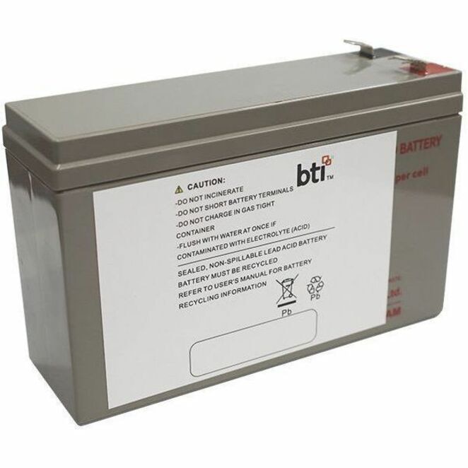 BTI APCRBC154-TAA 12V 1-CELL LEAD ACID UPS BATTERY REPLACES APCRBC154, RBC1