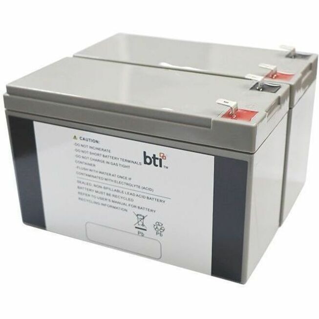BTI RB1290X2-TAA 12V 2-CELL LEAD ACID UPS BATTERY REPLACES RB1290X2 (TAA-Co