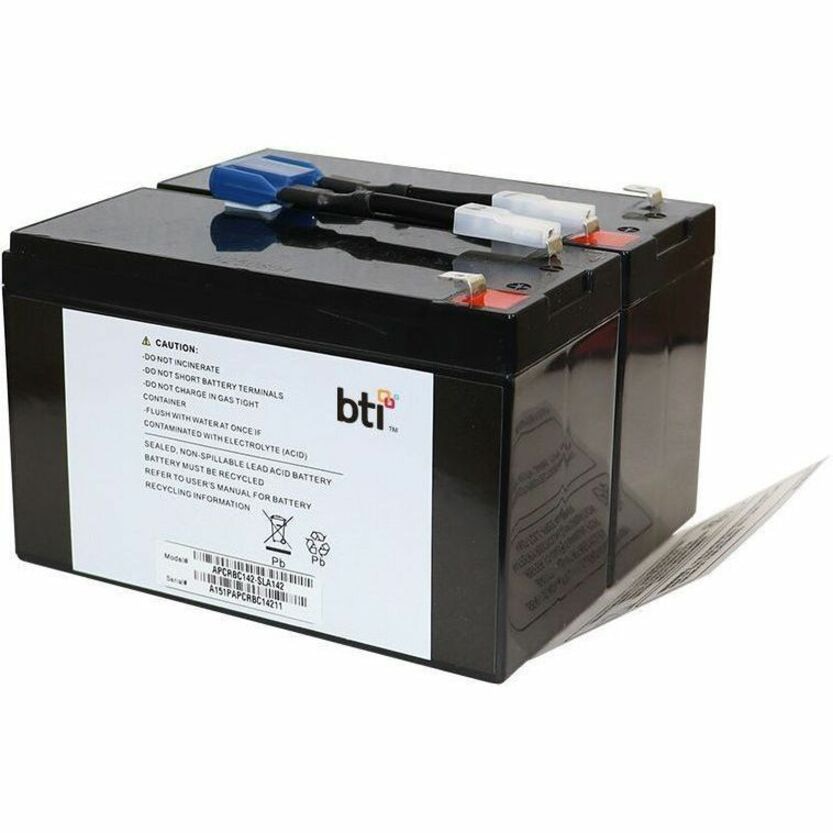 BTI APCRBC142-TAA 12V 2-CELL LEAD ACID UPS BATTERY REPLACES APCRBC142, RBC1