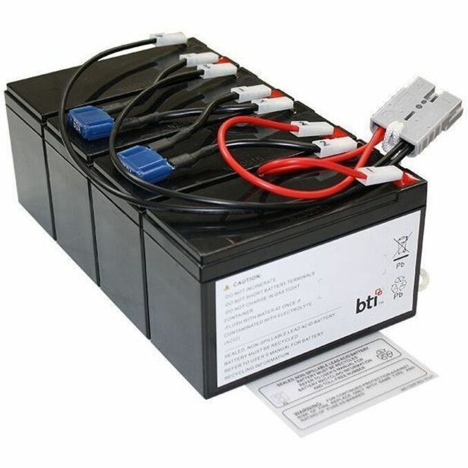 BTI RBC25-SLA25-TAA 12V 4-CELL LEAD ACID UPS BATTERY REPLACES RBC25 (TAA-Co
