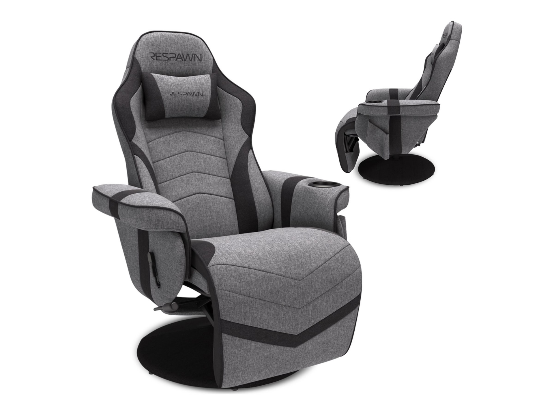 RESPAWN 900 - Gaming Chair - Recliner - Gray Fabric