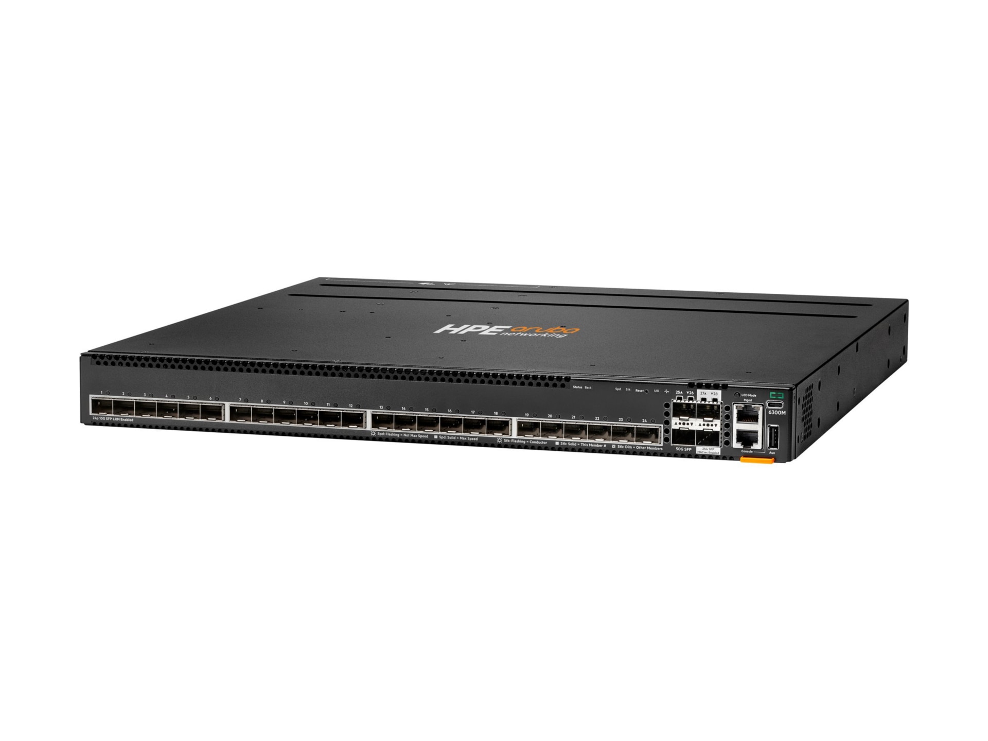 HPE Aruba Networking 6300M 24p 10M/100M/1G 4p SFP56 50G TAA Switch - switch