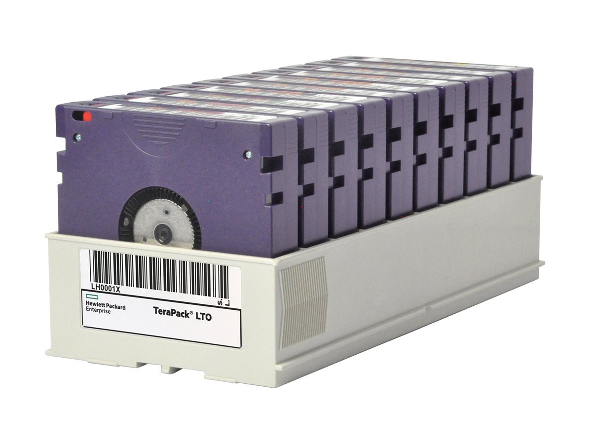 HPE Custom Labeled TeraPack Certified CarbideClean - storage library cartri
