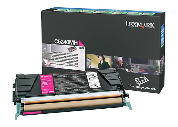 Lexmark C5240 Return Program Hi-Yield Magenta Toner Cartridge
