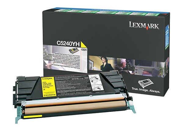 Lexmark Return Program C5240 Hi-Yield Yellow Toner Cartridge
