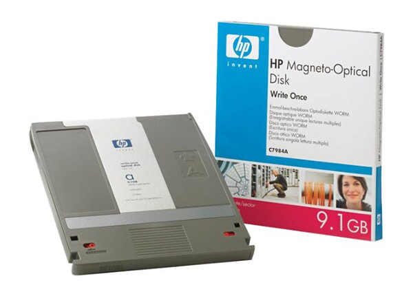 HPE - WORM disk x 1 - 9.1 GB - storage media