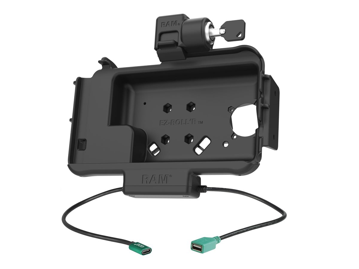 RAM GDS charging cradle - locking, modular - Pogo, USB (female)