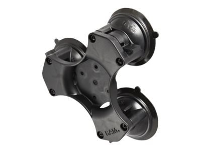 RAM Triple Suction Cup Base with AMPs Hole Pattern - mounting base