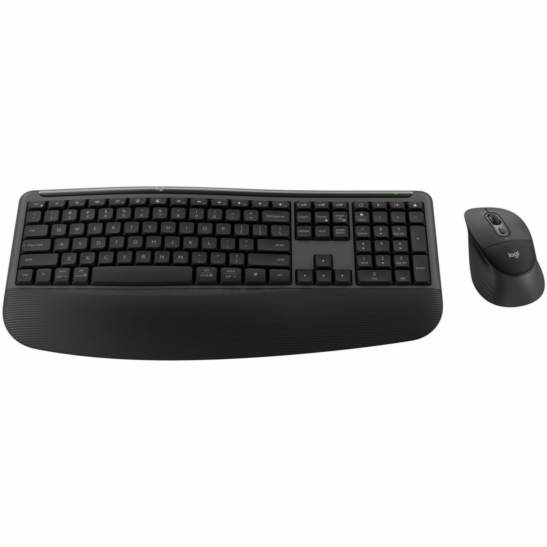 Logitech Signature Comfort Plus Combo MK880 Wireless Keyboard and Mouse Com