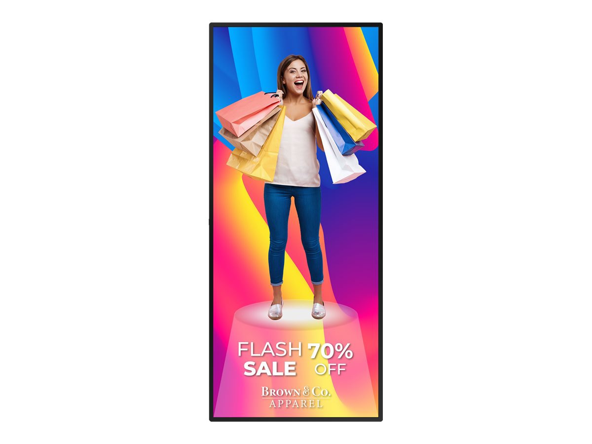 Planar URW105 UltraRes W Series - 105" LED-backlit LCD display - 5K - for d