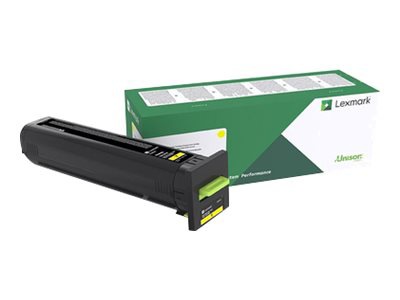 Lexmark - High Yield - yellow - original - toner cartridge - LCCP, LRP