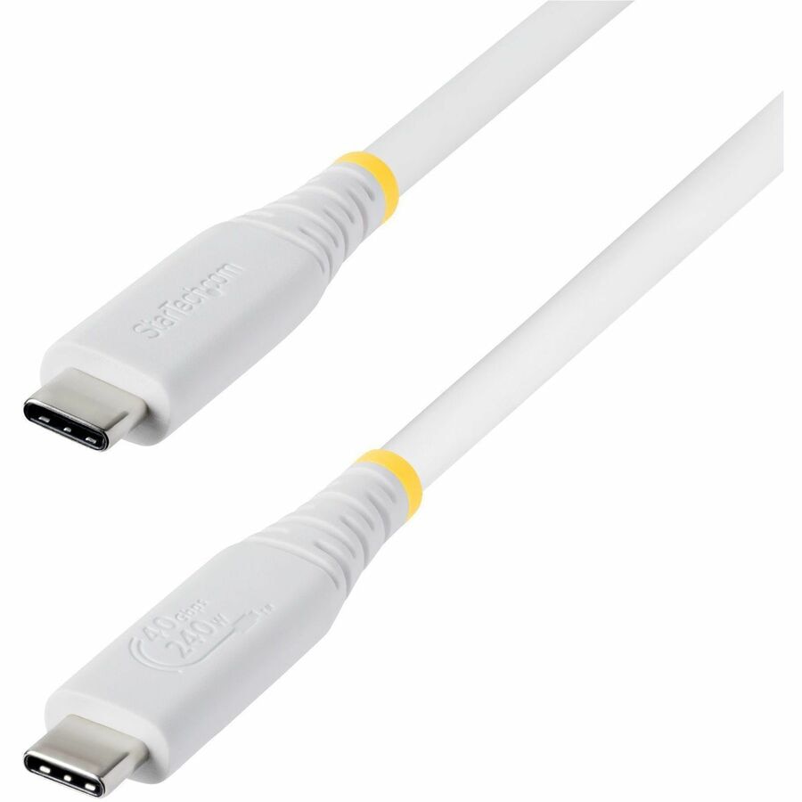 StarTech 1.5ft (45cm) USB4 Cable, 40Gbps, USB-IF Certified USB-C Cable, 240