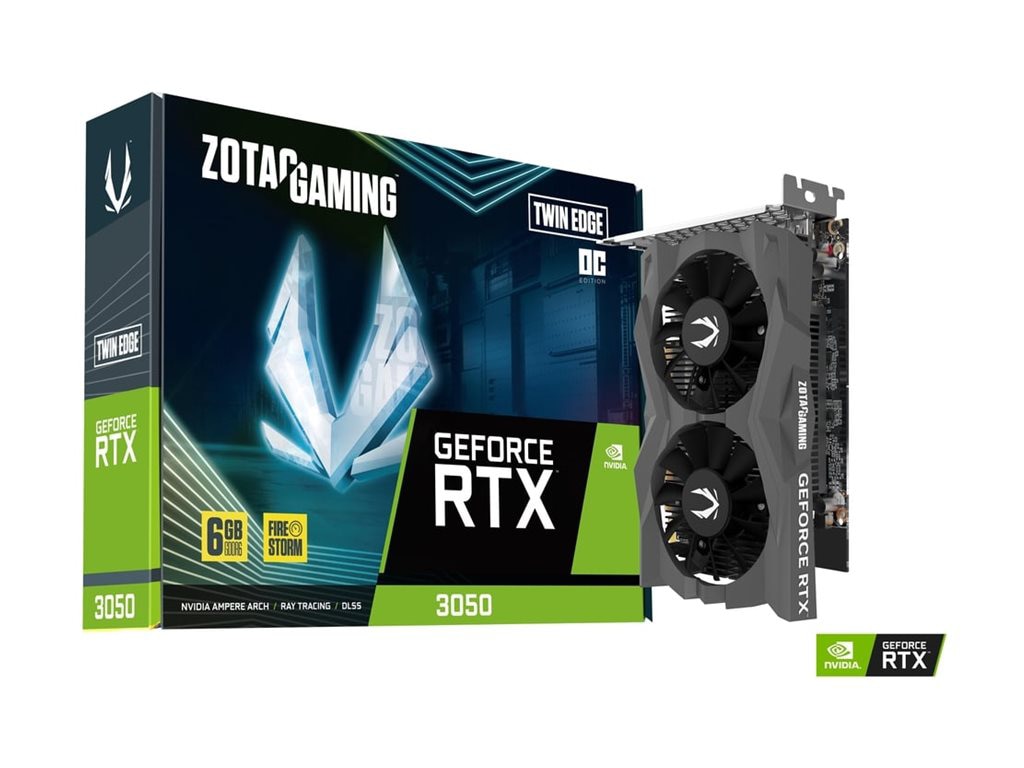 ZOTAC GeForce RTX 3050 - 6 GB GDDR6 - HDMI - DP - Gaming GPU