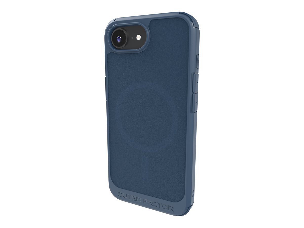 OuterForce Element for Apple iPhone 17e, 16e with Magnetic Ring - Blue