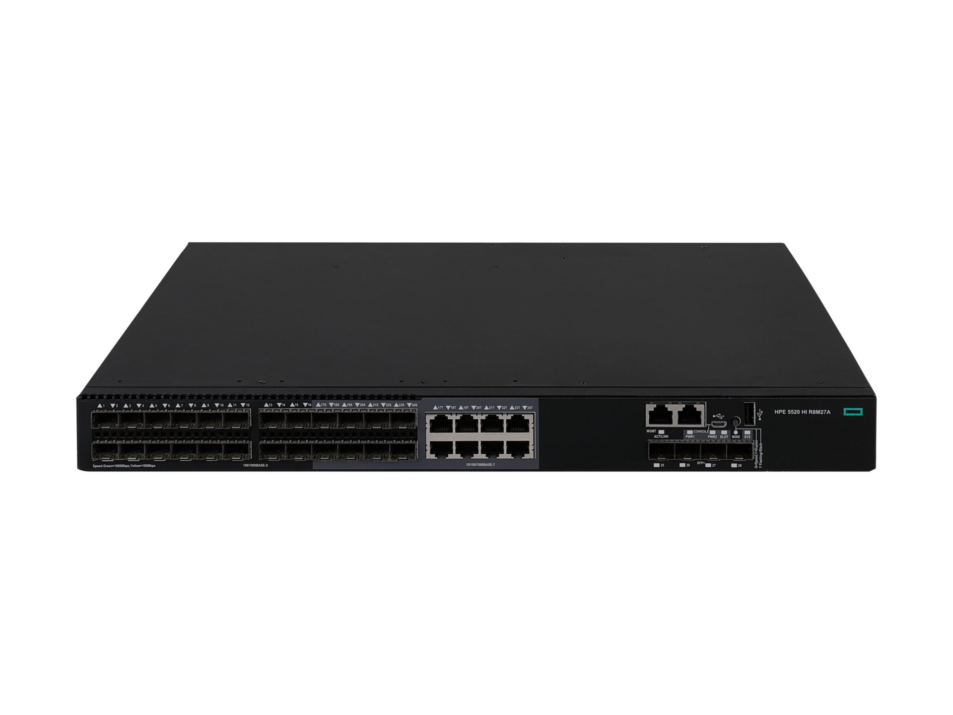 HPE FlexNetwork 5520 24G SFP 4SFP+ HI 1-slot Switch - switch - 24 ports - m