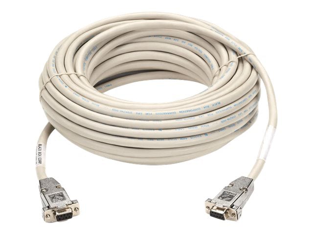 Black Box - null modem cable - DB-9 to DB-9 - 10 ft