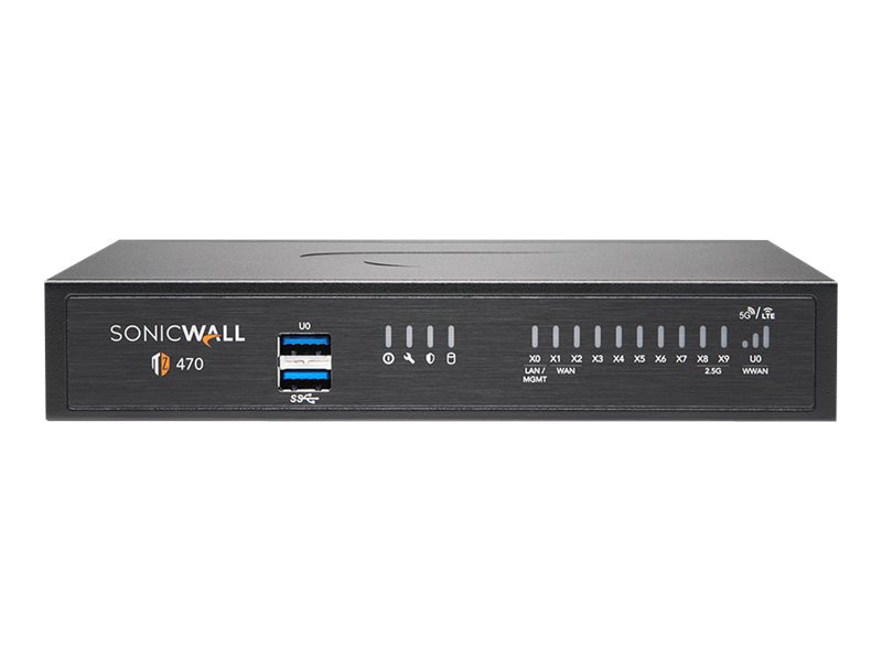 SonicWall TZ Series (Gen 6) TZ470 - security appliance - replacement - TAA