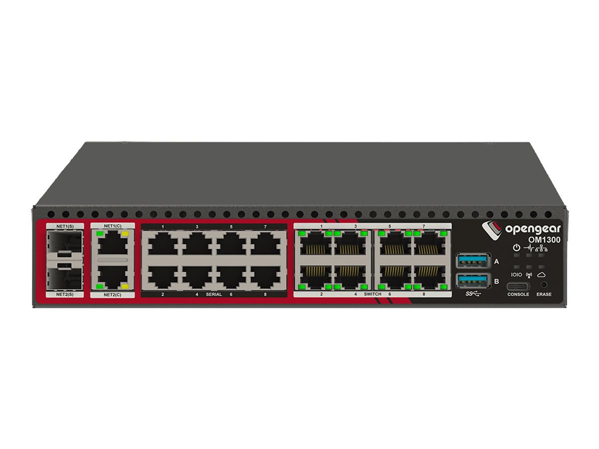 OpenGear OM1308-8E-C-LSP - console server - with smart out-of-band manageme