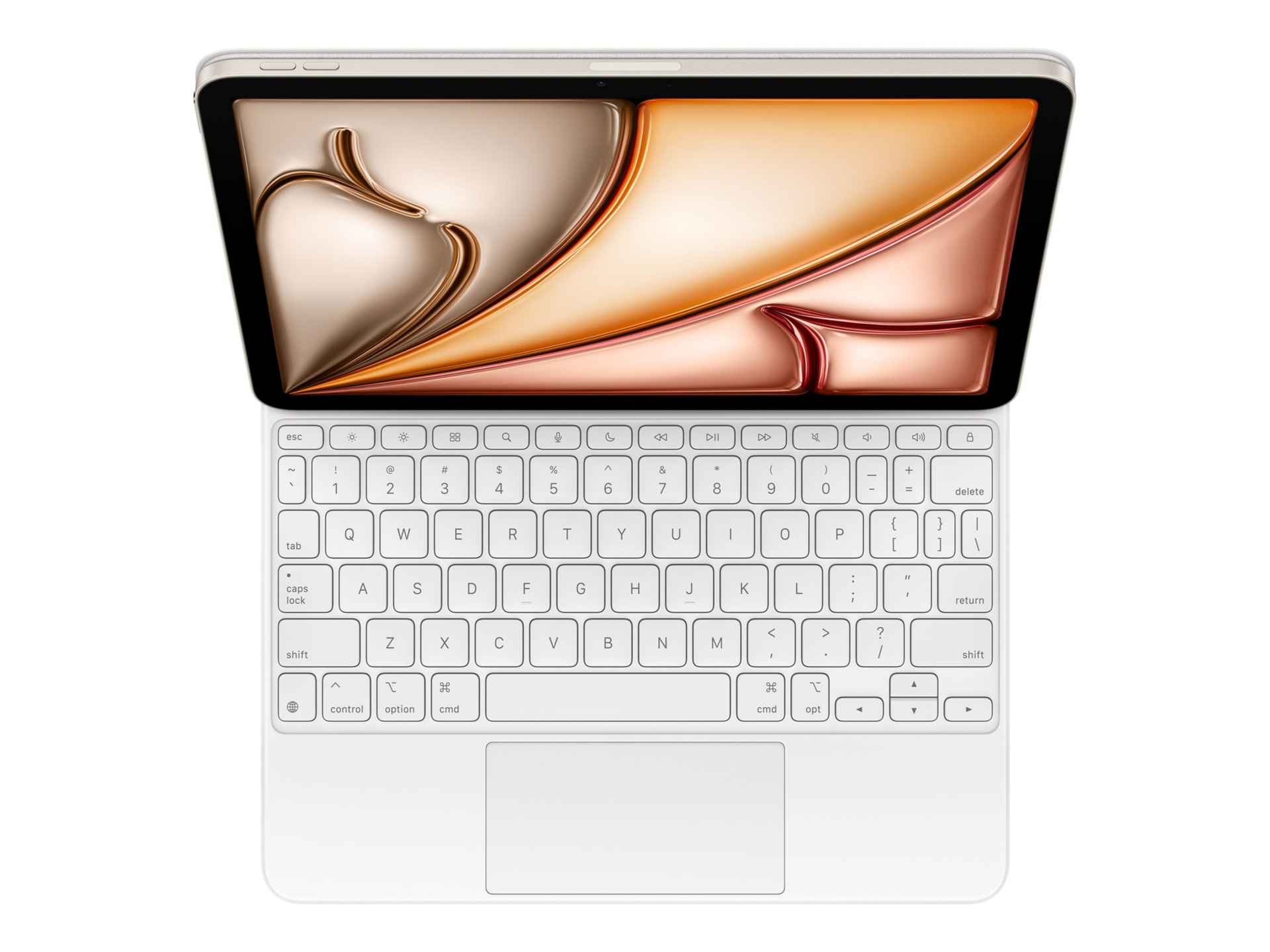 Apple Magic Keyboard - keyboard and folio case - with trackpad - QWERTY - US - white Input Device