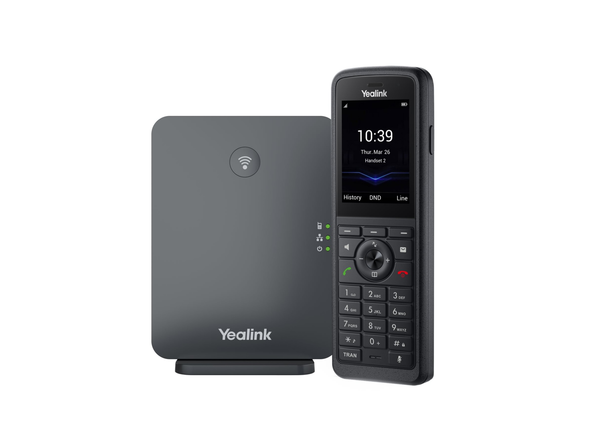 Yealink W79P Pro - cordless VoIP phone with caller ID/call waiting - 3-way