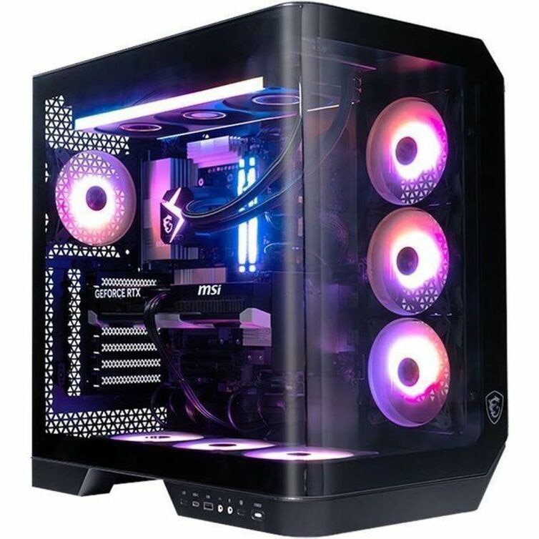 MSI Vision ZS 9NVV-2080US - White Gaming Desktop - AMD Ryzen™ R9-9950X3D -